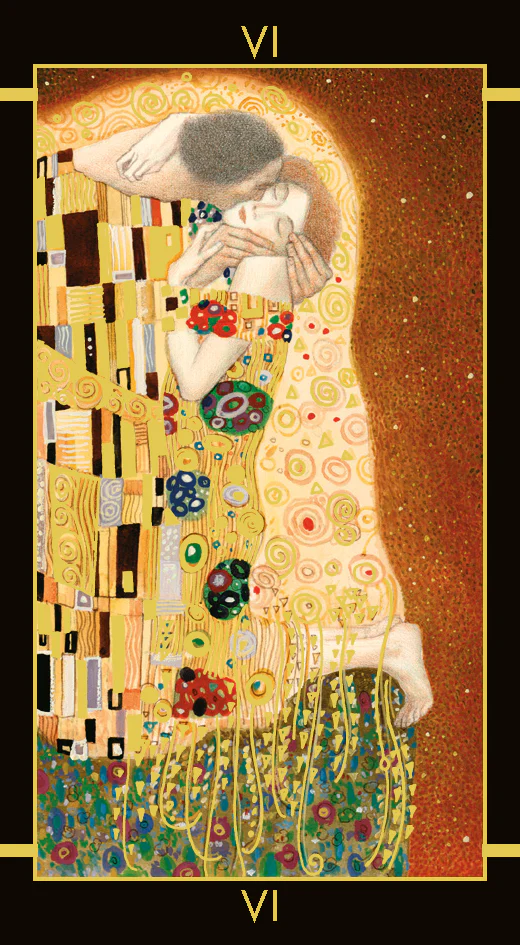 Mini Golden Klimt Tarot Cards